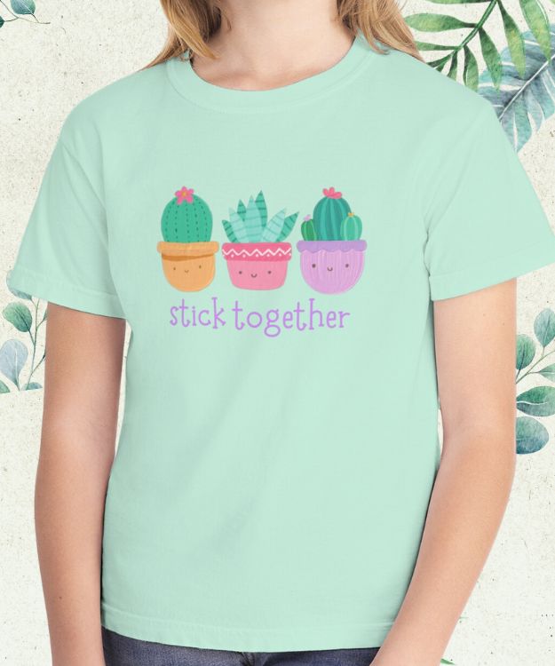Stick Together Youth Midweight Tee - Image 6