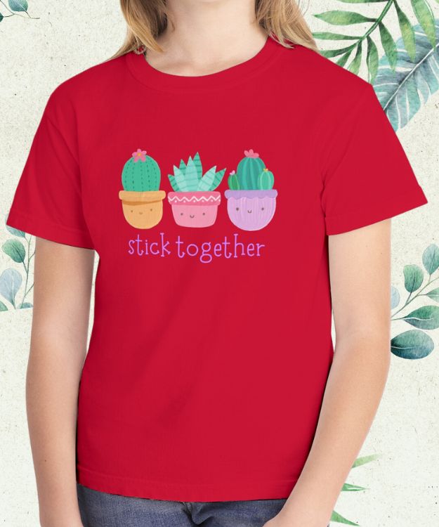 Stick Together Youth Midweight Tee - Image 4