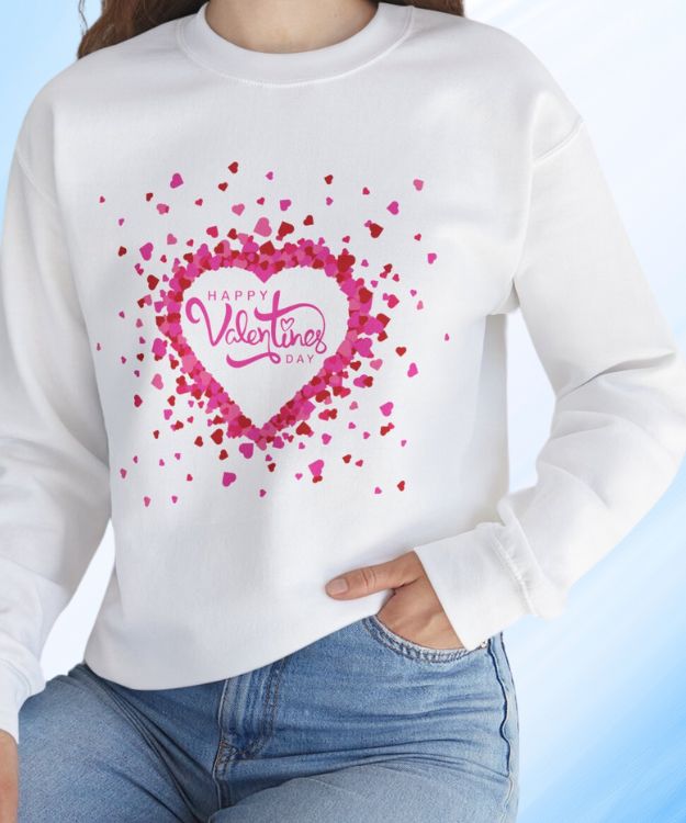 Happy Valentin's Day Crewneck Sweatshirt