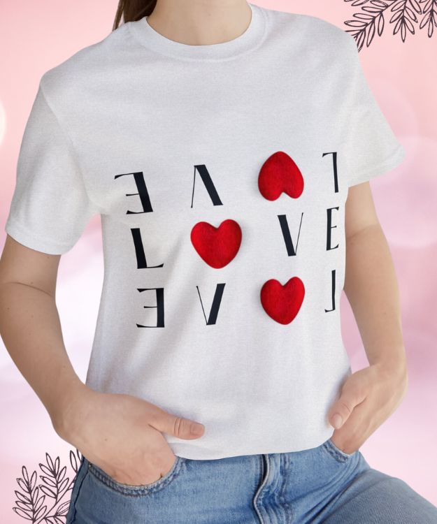 Love Sparkle Valentine T-Shirt - Image 9