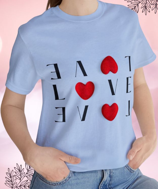 Love Sparkle Valentine T-Shirt - Image 8